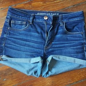 Denim shorts